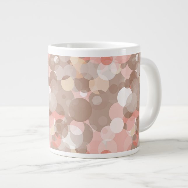 Tasse Géante Motif simple - Cercles (Devant droit)