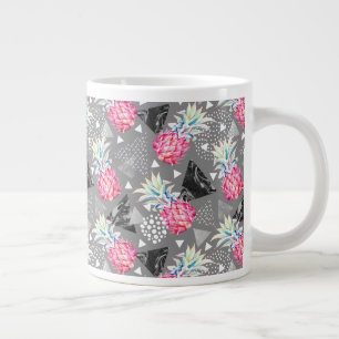 Tasse Géante Motif texturé à ananas géométrique
