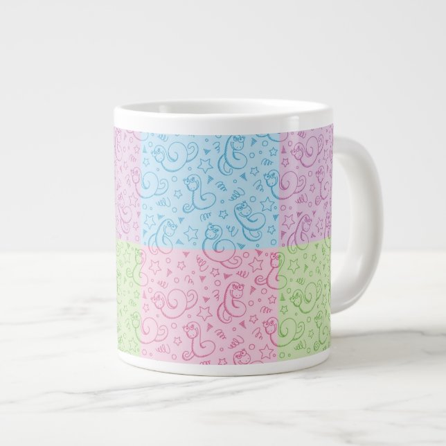 Tasse Géante motifs avec des serpents (Devant droit)