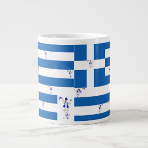 Tasse Géante Mug/Drapeau grec/Evzones