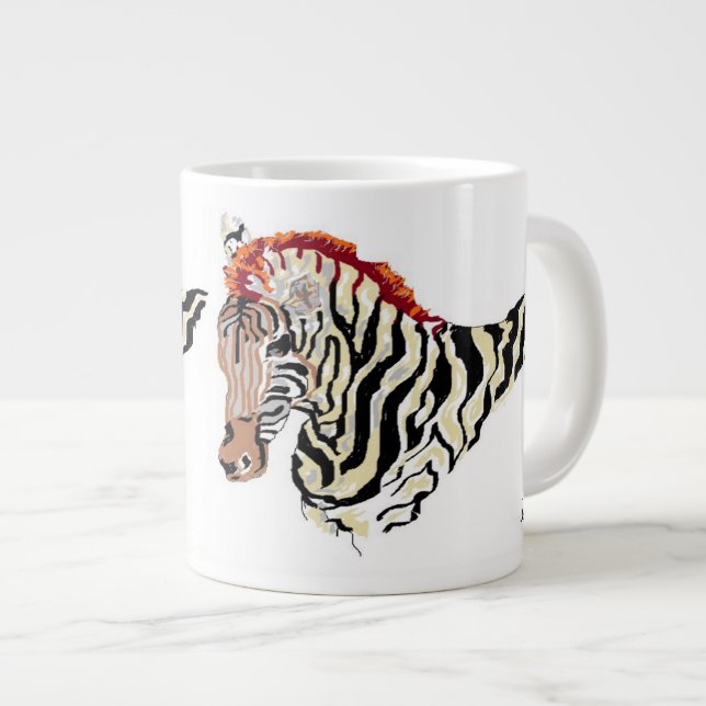 Tasse Géante Mug/ Zebra (Devant droit)