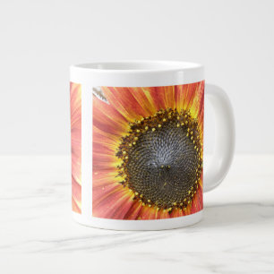 Tasse Géante Musique de tournesol rouge et jaune