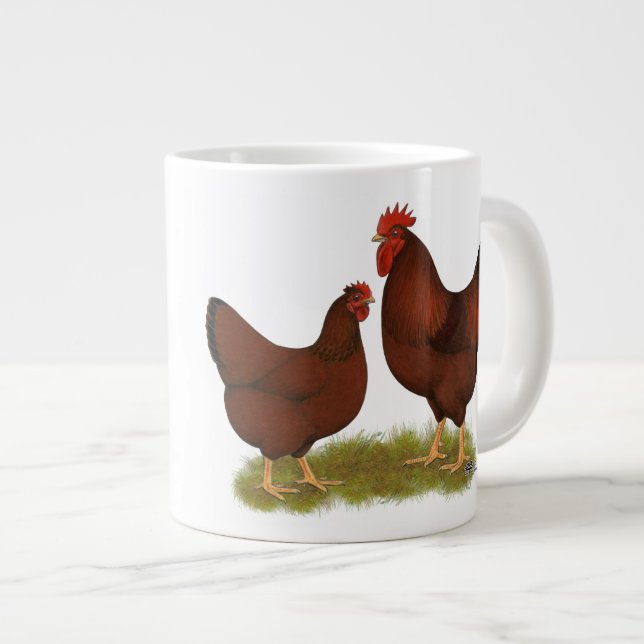 Tasse Géante New Hampshire Reds (Devant droit)