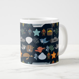 Tasse Géante Océan Habitants Motif 1