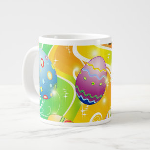 Tasse Géante Oeufs de Pâques Design ornemental