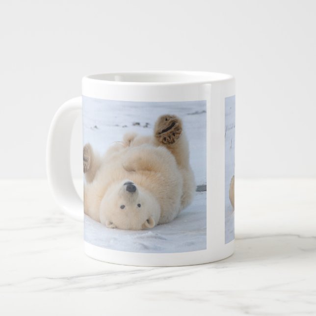 Tasse Géante ours polaire, Ursus maritimus, petit roulement 3 (Devant gauche)