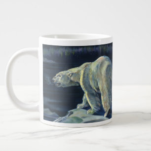 Tasse Géante Ours polaire vintage, Animaux de la vie marine arc