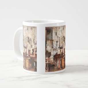 Tasse Géante Outils à main dans la boutique de machines
