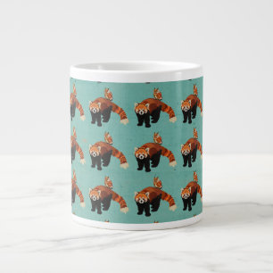Tasse Géante Panda et Chouette rouge