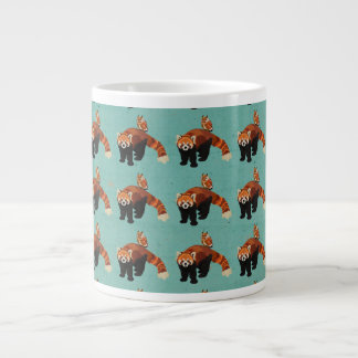 Tasse Géante Panda et Chouette rouge