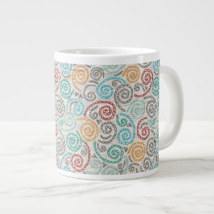 Tasse Géante Papier fripé par fantaisie de broderie