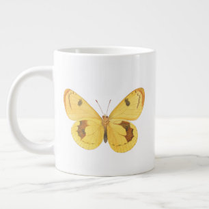 Tasse Géante Papillon jaune - Musique d'art Vintage