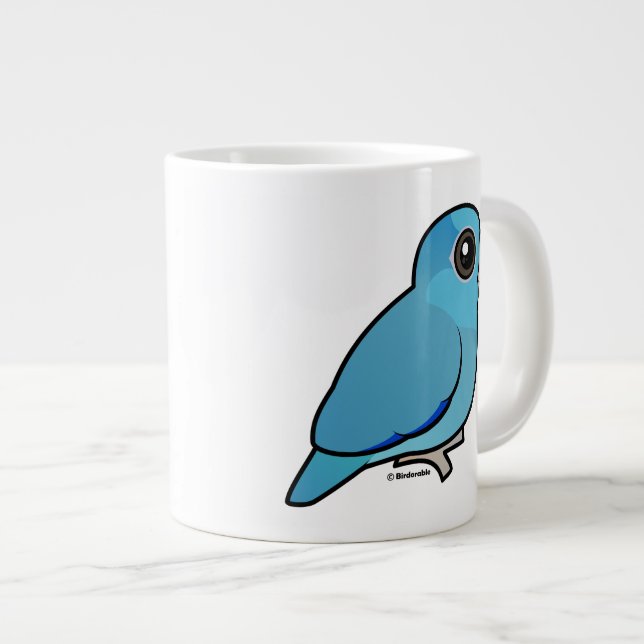 Tasse Géante Parrotlet Pacifique bleu (Devant droit)