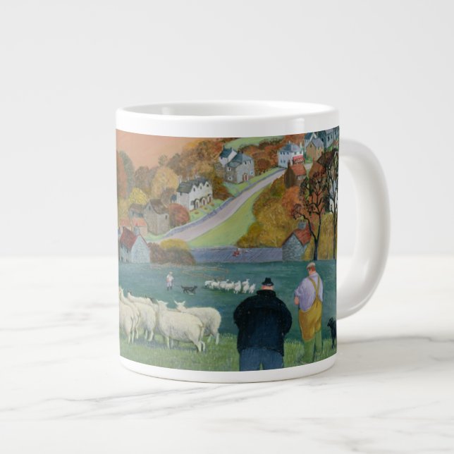 Tasse Géante Paysage d'automne (Devant droit)