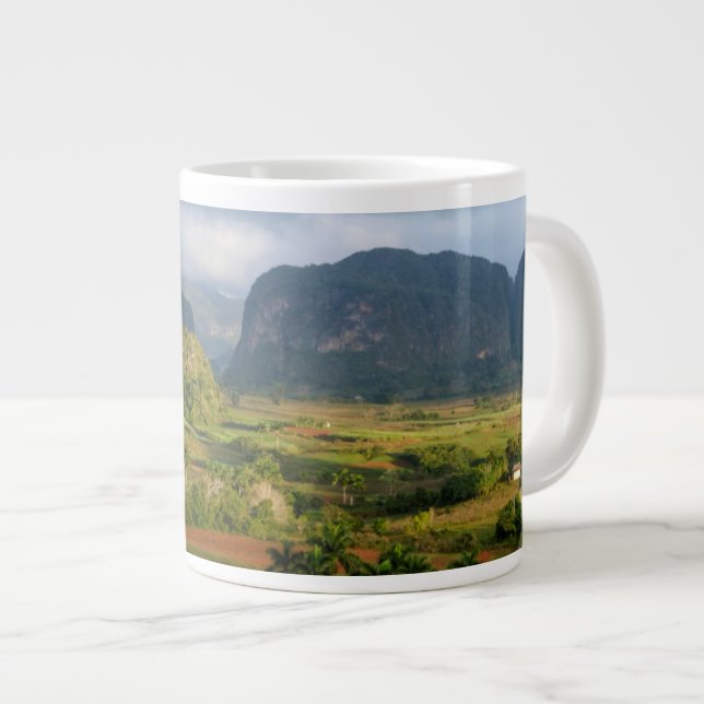 Tasse Géante Paysage de la vallée panoramique, Cuba (Devant droit)
