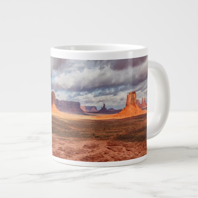 Tasse Géante Paysage de Monument Valley, AZ (Devant droit)