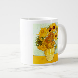 Tasse Géante Peinture de tournesol jaune de Vincent Van Gogh en