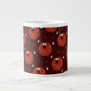 Tasse Géante Pepperoni Tony Cartoon Pizza Motif amusant