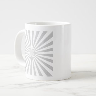 Tasse Géante Personnaliser classique Grey Burst Roue de rotatio