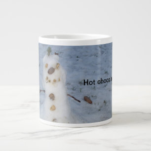 Tasse Géante Petit Bonhomme de Neige Chocolat Chaud Jumbo 20 oz
