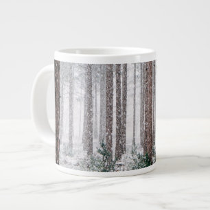 Tasse Géante Pins neigeux