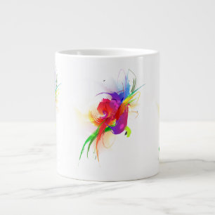 Tasse Géante Plaques de peinture Abstraites Rainbow Lorikeet