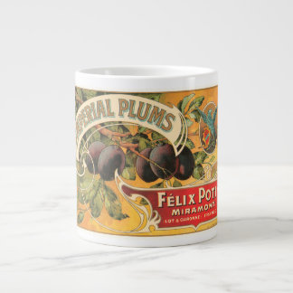 Tasse Géante Plums impériaux Felix Potin Miramont Vintage Crate