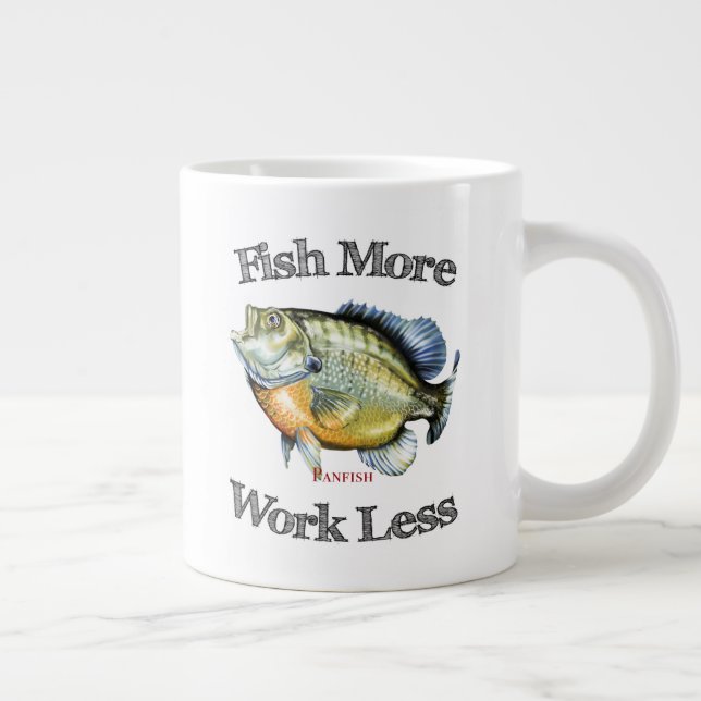Tasse Géante Poisson Plus Poisson-Poisson Moins (Droite)