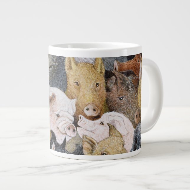 Tasse Géante Porcs en abondance (Devant droit)