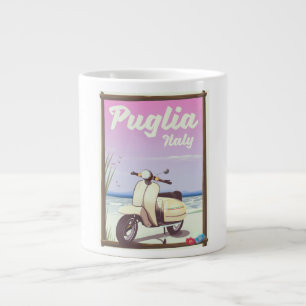 Tasse Géante Poster de Voyage Puglia Italie.