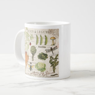 Tasse Géante potager vintage