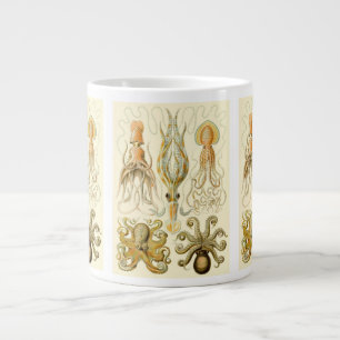 Tasse Géante Poulpe Vintage Calmar Gamochonia par Ernst Haeckel