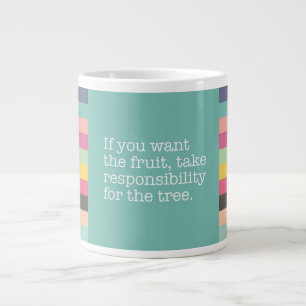 Tasse Géante Prendre la responsabilité de la coquille des arbr