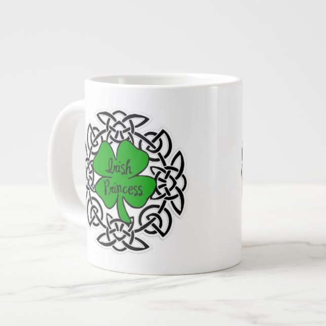Tasse Géante Princesse d'Irlande celte (Devant gauche)
