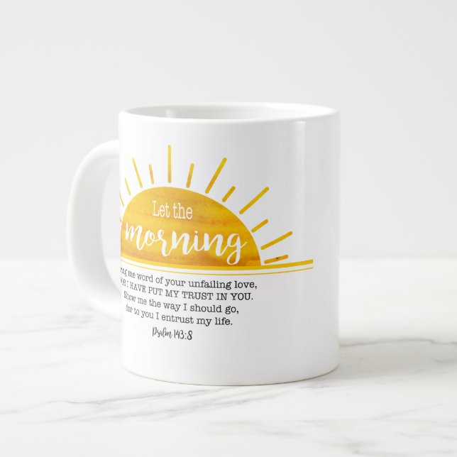 Tasse Géante Psaume de soleil jaune (Devant gauche)