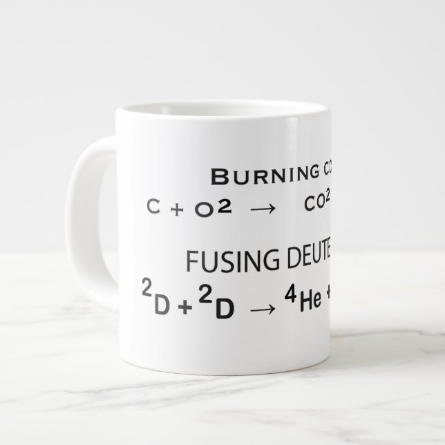 Tasse Géante Quand vous avez besoin d'énergie ... (Devant gauche)