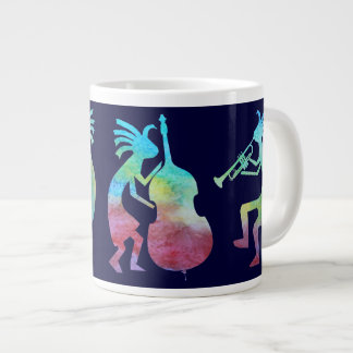Tasse Géante Quartet de jazz de Kokopelli