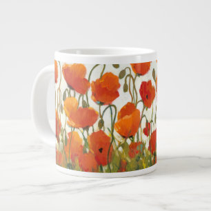Tasse Géante Rangées de pavots I
