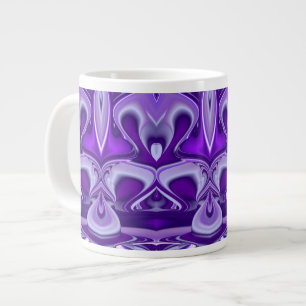 Tasse Géante Rêves de fleurs violettes