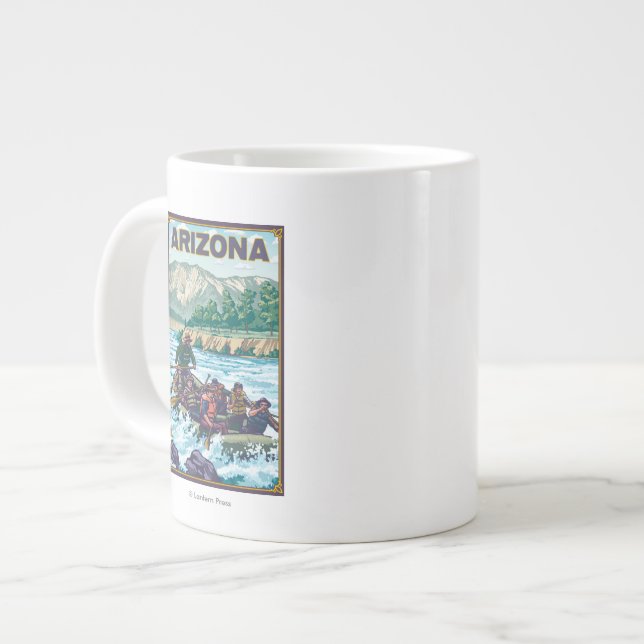 Tasse Géante Rivière RaftingArizona (Devant gauche)