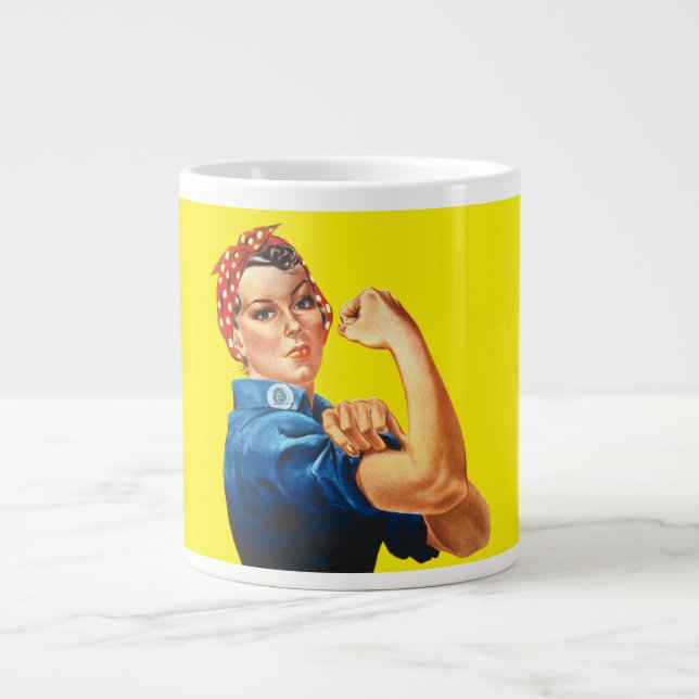 Tasse Géante Rosie Le Riveter (Devant)