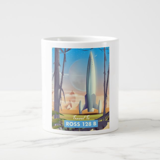 Tasse Géante Ross 128 B Affiche de science-fiction (Devant)