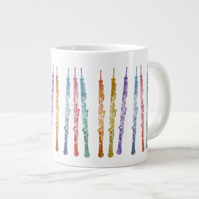 Tasse Géante Ruban d'Oboes (Devant droit)
