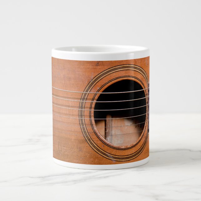 Tasse Géante Rustic guitar (Devant)