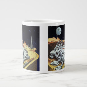 Tasse Géante Science-fiction vintage, Station spatiale sur la L