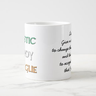 Tasse Géante Sérénité café et whisky avec logo