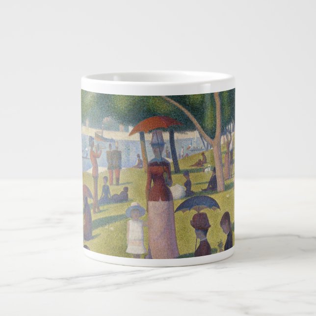 Tasse Géante Seurat dimanche après-midi île de La Grande Jatte (Devant)