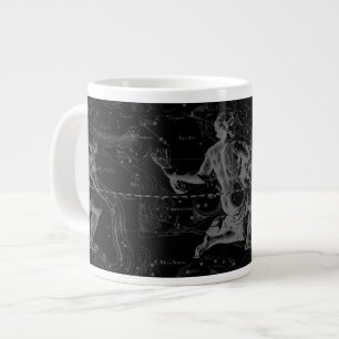 Tasse Géante Signe Aquarius Carte de la constellation par Hevel