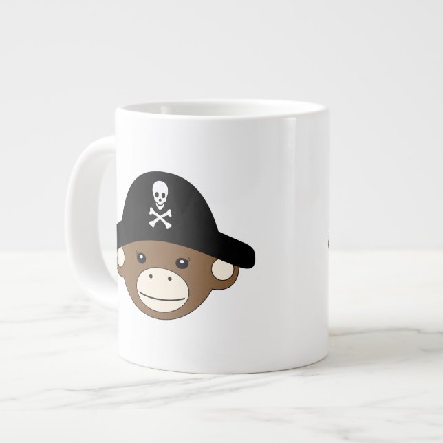 Tasse Géante Singe de pirate (Devant gauche)