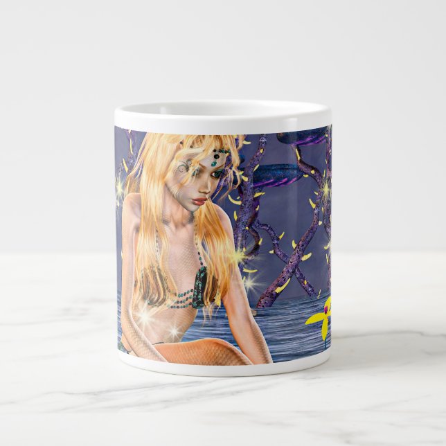Tasse Géante Sirène dorée (Devant)